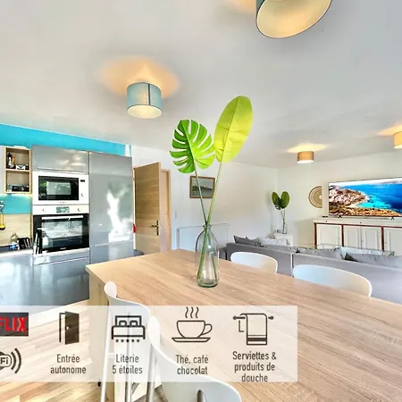 34 - Maison De Plain Pied & Son Jardin Verdoyant Proximite Vieux Lille *